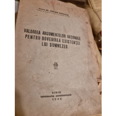 Emilian Vasilescu - Valoarea argumentelor rationale pentru dovedirea existentei lui Dumnezeu