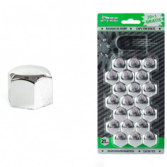 Set capace prezoane 21 mm, culoare Crom