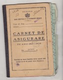 bnk md Romania - Carnet de asigurare 1937-1940