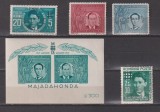 ROMANIA 1941 NAJADAHONDA LP.142 I-II-II-IV MNH