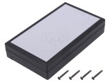 Carcasă universală neagră ABS 85x145x31mm