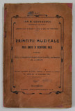 PRINCIPII MUZICALE , ROLUL EMISIEI IN MECANISMUL VOCAL de ION M. GEORGESCU , 1922