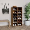 VidaXL Pantofar, stejar maro, 54x34x100,5 cm, lemn compozit