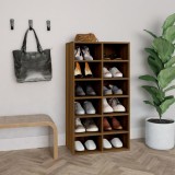 vidaXL Pantofar, stejar maro, 54x34x100,5 cm, lemn compozit
