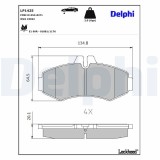 Set placute frana disc Mercedes Sprinter 3 T, Sprinter 4 T, , V-Class, Vito Motor 108 CDI 2.2, 108 CDI 2.2, 108 D 2.3, 108 D 2.3, OE 0004214110