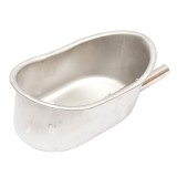 Adapatoare inox verticala medie pentru purcei Breckner Germany, vas 270x185x120 mm, racord 20 mm, 986 g