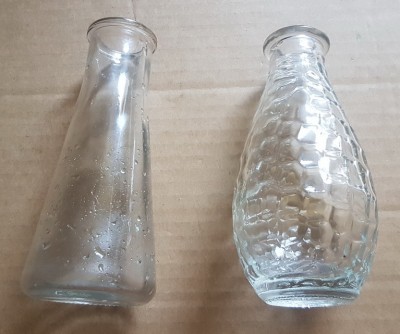 C757-2 Toiuri sticla tarie 200 ml, h cca 14 cm. foto