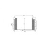 Radiator clima / condensor Matiz 12133 biz1408369