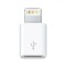 Adaptor MicroUSB - APPLE Lightning (Alb)