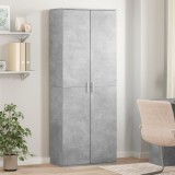 VidaXL Dulap &icirc;nalt, gri beton, 70x35x180 cm, lemn prelucrat