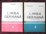 LIMBA GERMANA Manual pentru anul I / anul II de studiu, 2 vol., Karin Gundisch, 1983 / 1984. Ilustratii Done Stan