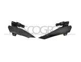 Set 2 buc Ornament far fata PEUGEOT 4008, 04.2012-, model : GT, lucios; negru; complet,