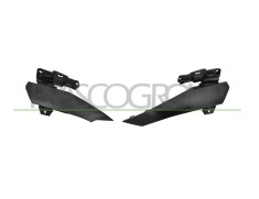 Set 2 buc Ornament far fata PEUGEOT 4008, 04.2012-, model : GT, lucios; negru; complet,
