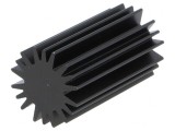 Radiator LED Negru 20mm x 37.5mm