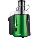 Storcator de fructe Heinner XF-1000GRSP, 1000W, Tub XXL, Baza inox, Sita inox, recipient suc 1L, recipient pulpa 2L, Verde