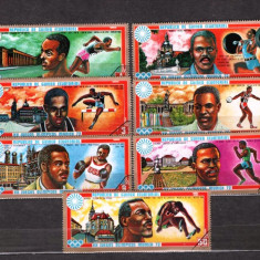 GUINEA ECUATORIALA 1972 – CAMPIONI OLIMPICI MUNCHEN, serie STAMPILATA, M26
