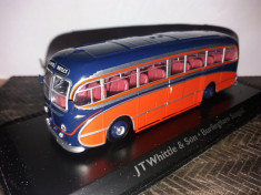 Macheta autobuz JT Whittle &amp;amp; Son - Burlingham Seagull - Atlas scara 1:72 foto