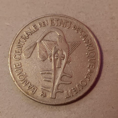 M3 C50 - Moneda foarte veche - Africa de Vest - 100 franci - 1989