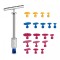 Dispozitiv pentru indreptat tabla caroseriei 19 adaptoare MSW-DENTPULLER.SET6 10060792 MSW