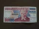 Bancnota Turcia 1000000 lire 1995 VF