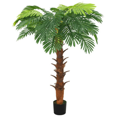 Palmier cycas artificial cu ghiveci, verde, 160 cm foto