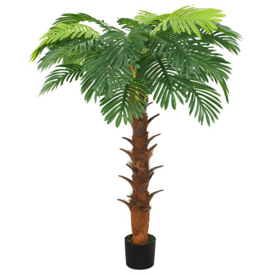 vidaXL Palmier cycas artificial cu ghiveci, verde, 160 cm foto