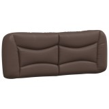 Cumpara ieftin Perna pentru tablie pat, Hvar, maro, 140 cm, piele artificiala