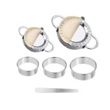 Cumpara ieftin Set sase piese din inox pentru preparat coltunasi, paste, ravioli, empanadas
