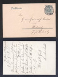 Germany 1910 Postal History Rare Old postcard postal stationery Mupperg D.441