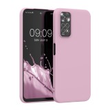 Husa kwmobile pentru Xiaomi Redmi Note 11/Redmi Note 11S, Silicon, Roz, 57368.10, Carcasa