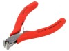 Clești Frontali pentru Tăiere cu M&acirc;nere din Plastic 115mm, KNIPEX