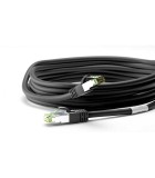 Cablu patchcord Cat8.1 SFTP 0.5m PiMF 2000MHz RJ45 cupru negru Goobay