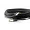Cablu patchcord Cat8.1 SFTP 0.25m PiMF 2000MHz RJ45 cupru negru Goobay