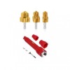Set 3 burghie, otel, auriu, pentru tevi MMP/PVC/PPR ,Cheie multifunctionala pentru instalatii sanitare