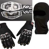 Cumpara ieftin Set accesorii moto -off road-atv-bicicleta-tricicleta:Ochelari,manusi si cagula, set Marime XL