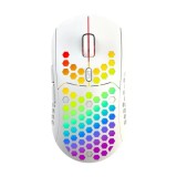 Mouse Nou IBLANCOD BL110, 3200dpi, 5 Butoane, RGB, Alb, Wireless