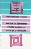 Gheorghe Adalbert Schneider - Notiuni de geometrie pentru clasele I-IV.