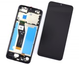 Display Motorola Moto E13 cu Rama Black Negru