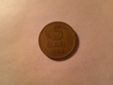 Moneda Romania 5 Bani 1954 RPR bronz , cal.Buna