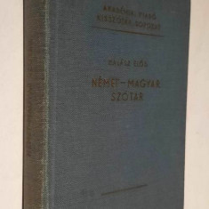 Nemet-magyar szotar/Deutsch-Ungarisches Worterbuch - Halasz Elod - 1964