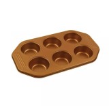 Forma, tava pentru copt 6 briose, 3 x 18 x 30 cm, Klausberg