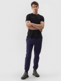 Pantaloni casual jogger pentru bărbați - bleumarin, 4F Sportswear