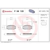 Placute frana Nissan Cabstar (F24m F24w) 09.06-12.13, Spate, BREMBO