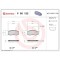 Placute frana Nissan Cabstar (F24m F24w) 09.06-12.13, Spate, BREMBO