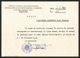 ADRESĂ OFICIALĂ, COMUNISTĂ 1986 - CONSILIUL CULTURII ȘI EDUCAȚIEI SOCIALISTE CĂTRE BIBLIOTECA ACADEMIEI R.S. ROM&Acirc;NIA - SEMNATĂ, DIRECTOR FLORIAN BANC