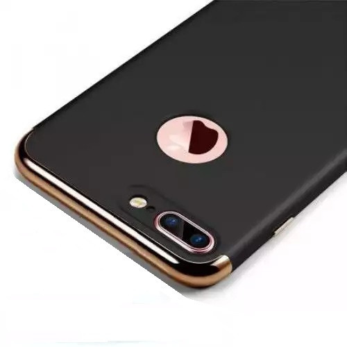 Husa pentru Apple iPhone 8 Plus ofera protectie 3in1 Ultrasubtire Black