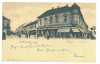 2114 - LUGOJ, market, stores, Litho, Romania - old postcard - used - 1904, Circulata, Printata