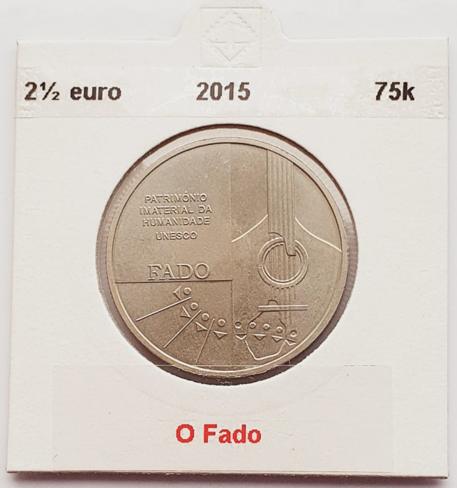 2174 Portugalia 2,5 Euro 2015 O Fado km 858