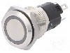 Intrerupator anti-vandalism, ON-ON, &Oslash;16mm, EAO, 82-4151.2134