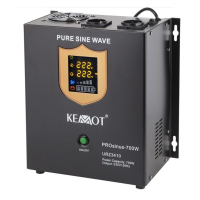 UPS pentru centrale termice PRO Sinus KEMOT, 700 W, negru foto